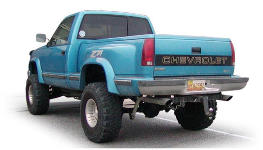 Bushwacker 88-99 Chevy C1500 Stepside Extend-A-Fender Style Flares 2pc 78.0/96.0in Bed - Black - Mammoth Racing -