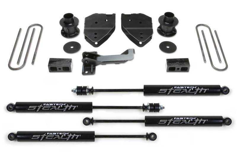 Fabtech 17-21 Ford F250/f350 4WD 4in Budget Sys w/Stealth - Mammoth Racing -