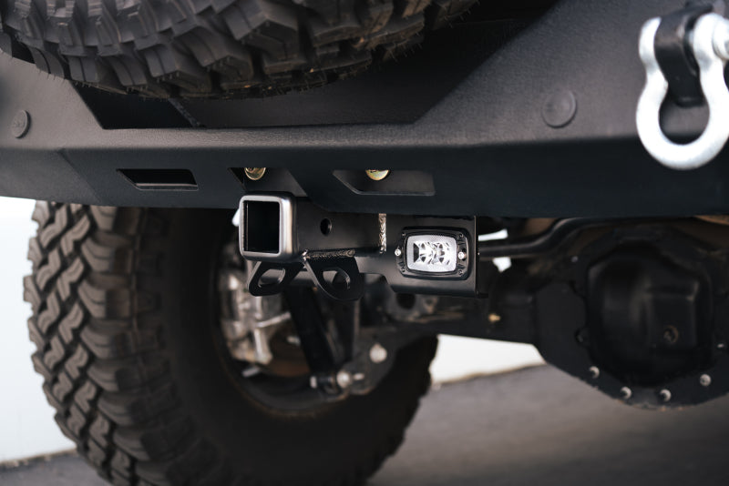 DV8 Offroad 07-21 Jeep Wrangler (JK/JL) Bolt-On Hitch w/ Lights - Mammoth Racing -