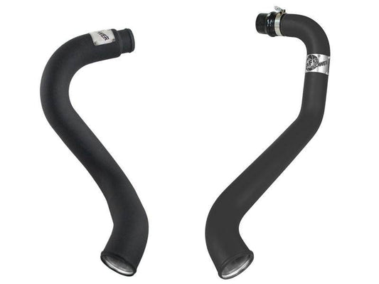 aFe BladeRunner 3in Black Intercooler Hot Cold Side Tubes Combo 02-04 GM Diesel Trucks 6.6L V8 (td) - My Store