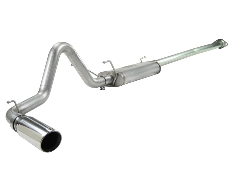 aFe MACH Force XP 2.5in Cat-Back SS Exhaust Syst w/Polished Tip Toyota Tacoma 13-14 4.0L - Mammoth Racing -
