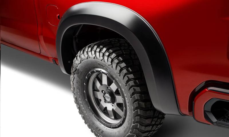 Bushwacker 19-21 Chevrolet Silverado 15 Extend-A-Fender Style Flares 4pc 78.8 Bed  - Black - Mammoth Racing -