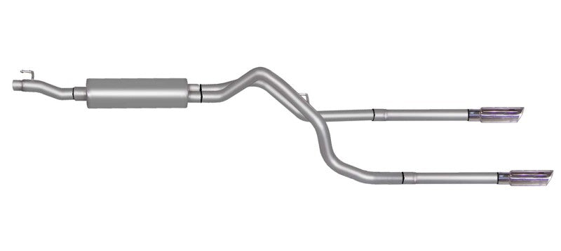Gibson 02-05 Dodge Ram 1500 SLT 4.7l 2.5in Cat-Back Dual Split Exhaust - Stainless - Mammoth Racing -