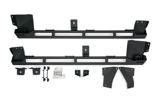 DV8 Offroad 20-22 Jeep Gladiator Bedside Sliders With Built in Skid Plates - Mammoth Racing -