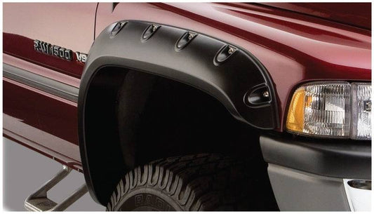 Bushwacker 94-01 Dodge Ram 1500 Pocket Style Flares 2pc - Black - Mammoth Racing -