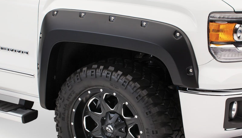 Bushwacker 14-15 Chevy Silverado 1500 Pocket Style Flares 2pc - Black - My Store