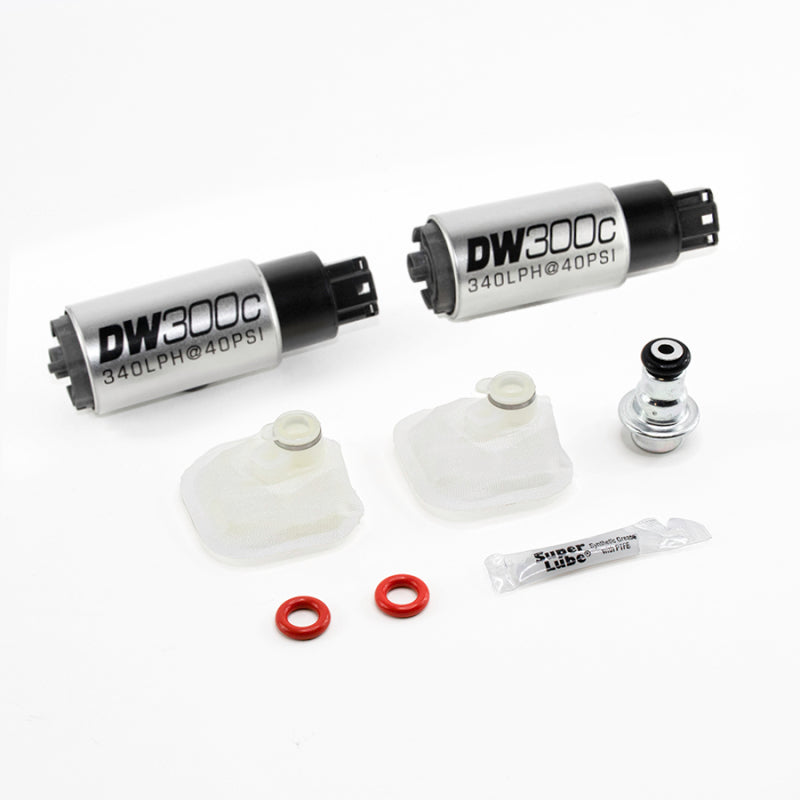 DeatschWerks 09-15 Cadillac CTS-V DW300c (2) 340 LPH In-Tank Fuel Pumps w/ Install Kit - Mammoth Racing -