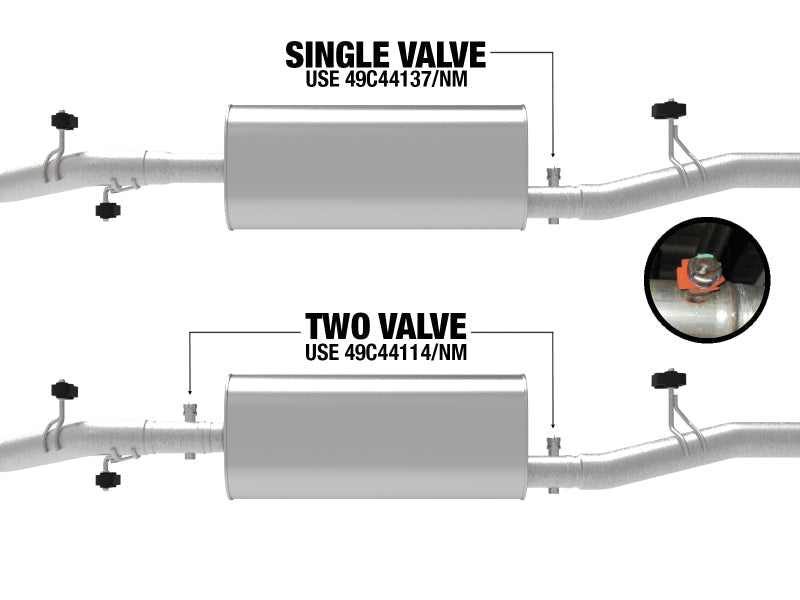 aFe 20-21 GM Trucks (V8-6.2L) 409 Stainless Steel Muffler Upgrade Pipe - Mammoth Racing -