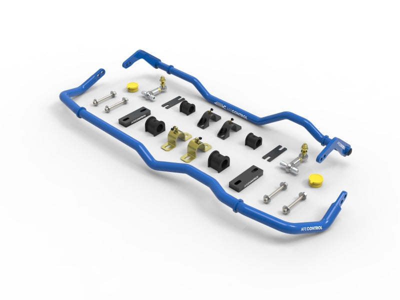 aFe 15-19 Volkswagen Golf R (MK7) L4-2.0L (t) CONTROL Series Sway Bar Set - Blue - Mammoth Racing -