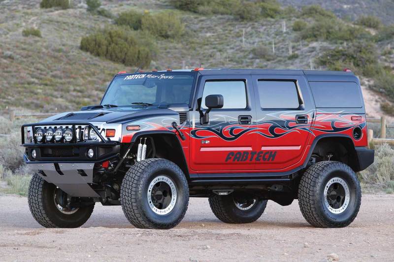 Fabtech 03-08 Hummer H2 Suv/Sut 4WD w/Rr Coil Springs 6in Perf Sys w/Perf Shks - My Store