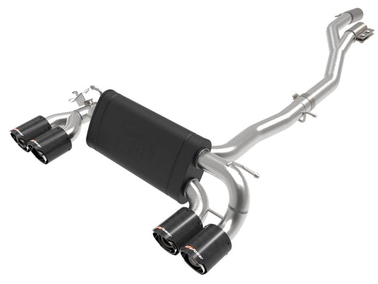 aFe MACHForce XP Exhausts Cat-Back SS 19-21 BMW M2 Competition L6-3.0L w/Carbon Tips - Mammoth Racing -