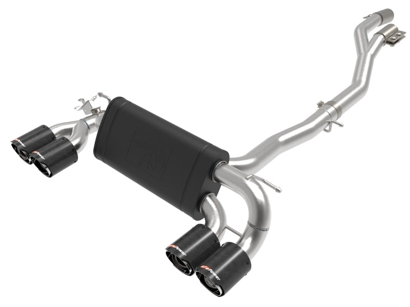 aFe 20-22 Audi RS6 Avant V8 4L (tt) MACH Force-Xp 3in to 2.5in 304 SS Cat-Back Exhaust w/ Carbon Tip - Mammoth Racing -