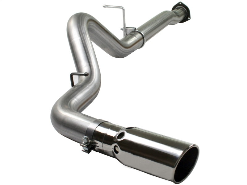 aFe MACHForce XP 4in DPF-Back SS Exhaust 5/07-10 GM Diesel Trucks V8-6.6L (td) LMM - Mammoth Racing -