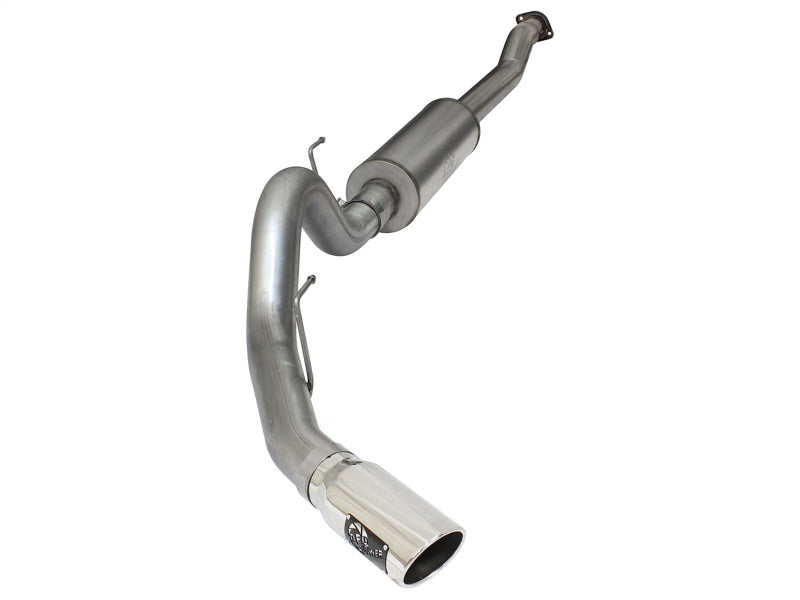 aFe MACHForce XP SS Exhaust 4in Cat-Back w/ Polish Tip 2015 Ford F-150 EcoBoost V6 2.7/3.5Ltt - Mammoth Racing -