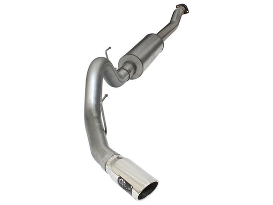aFe MACHForce XP SS Exhaust 4in Cat-Back w/ Polish Tip 2015 Ford F-150 EcoBoost V6 2.7/3.5Ltt - Mammoth Racing -