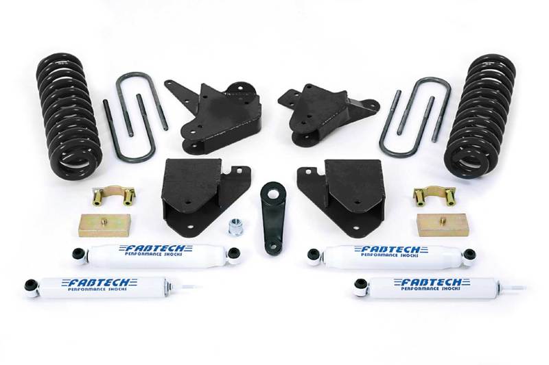 Fabtech 05-07 Ford F250 2WD V8 Gas 6in Basic Sys w/Perf Shks - My Store
