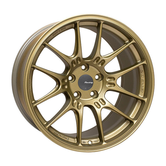 Enkei GTC02 18x10 5x112 32mm Offset 66.5mm Bore Titanium Gold Wheel - Mammoth Racing -