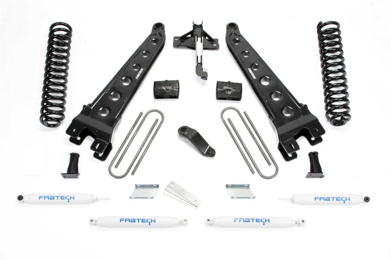 Fabtech 19-20 Ford F450/f550 4WD Diesel 6in Rad Arm Sys w/Coils & Perf Shks - My Store