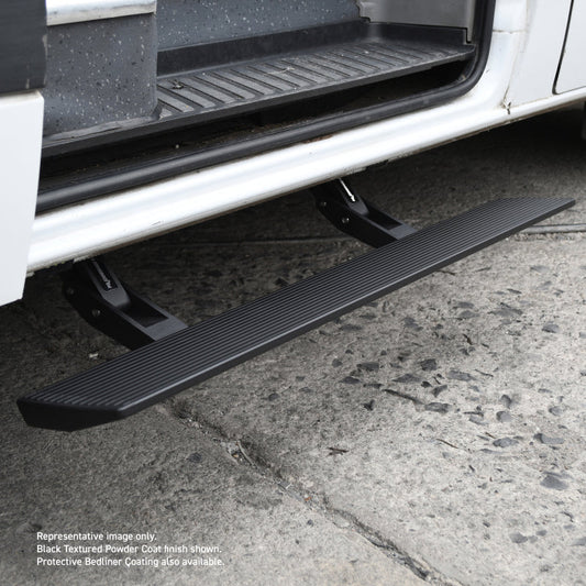Go Rhino 13-18 Mercedes-Benz Sprinter 2500/3500 Van 3dr E-board E1 Running Board Kit - Bedliner Coat - Mammoth Racing -