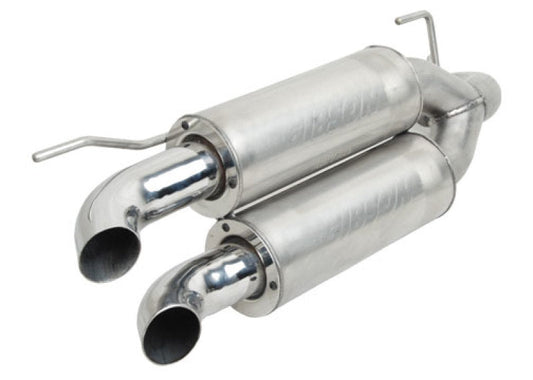 Gibson 11-13 Polaris Ranger RZR XP 900 Base Dual Exhaust - Stainless - Mammoth Racing -