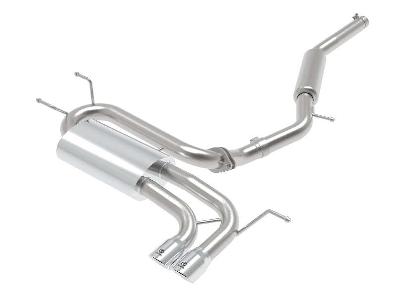 aFe Takeda 2-1/2in SS-304 Cat-Back Exhausts w/ Polished Tip 16-19 Mazda MX-5 Miata ND 2.0T - Mammoth Racing -