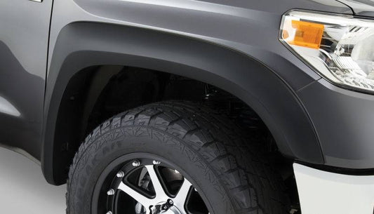 Bushwacker 14-18 Toyota Tundra Extend-A-Fender Style Flares 2pc - Black - Mammoth Racing -