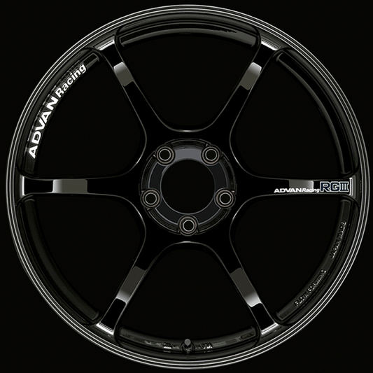 Advan RGIII 17x7.5 +48 5-114.3 Racing Gloss Black Wheel - My Store