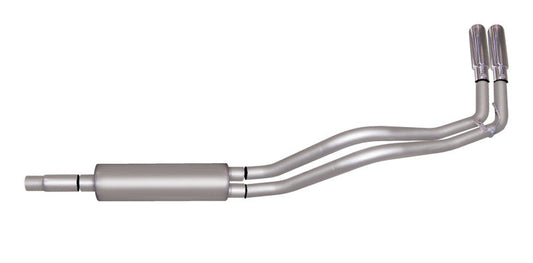 Gibson 94-96 Dodge Ram 1500 Base 3.9l 2.5in Cat-Back Dual Sport Exhaust - Aluminized - Mammoth Racing -