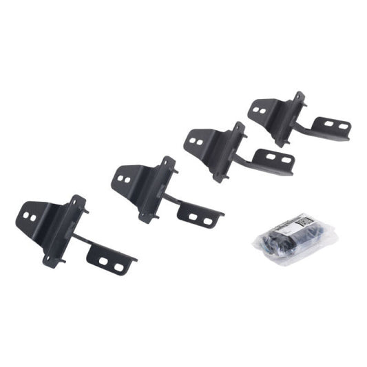 Go Rhino 07-18 Jeep Wrangler JK 2DR Mounting Brackets (V-Series V3/rb10 Slim/RB20 Slim) - Tex. Blk - Mammoth Racing -