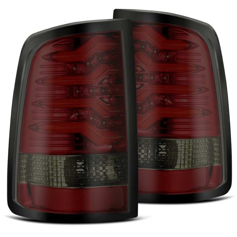 AlphaRex 09-18 Dodge Ram 1500 PRO-Series LED Tail Lights Red Smoke - My Store