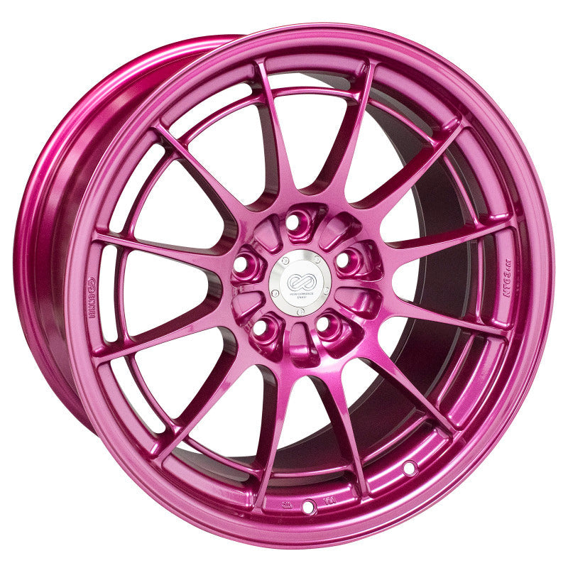 Enkei NT03+M 18x9.5 5x114.3 40mm Offset 72.6mm Bore Magenta Wheel (MOQ 40) - Mammoth Racing -