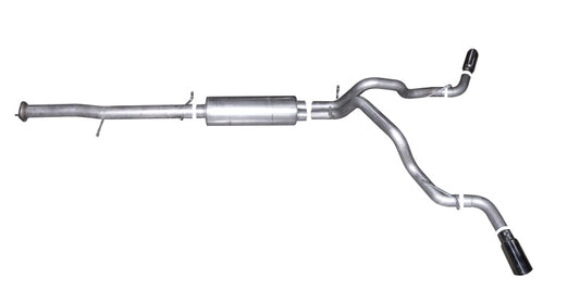 Gibson 07-09 GMC Sierra 1500 Denali 6.2l 3in Cat-Back Dual Extreme Exhaust - Stainless - Mammoth Racing -