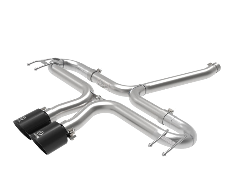 aFe Takeda 2-1/2in 304 SS Axle-Back Exhaust w/Black Tips 17-20 Honda Civic Sport L4-1.5L (t) - Mammoth Racing -