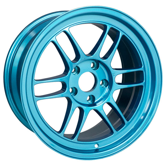 Enkei RPF1 17x9 5x114.3 22mm Offset 73mm Bore Emerald Blue Wheel (MOQ 40) - Mammoth Racing -