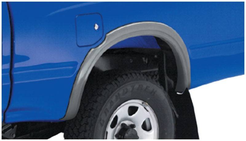 Bushwacker 95-04 Toyota Tacoma Fleetside Extend-A-Fender Style Flares 2pc w/ 4WD Only - Black - Mammoth Racing -