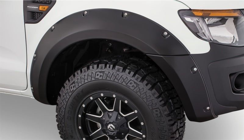 Bushwacker 11-15 Ford Ranger T6 Pocket Style Flares 2pc - Black - My Store