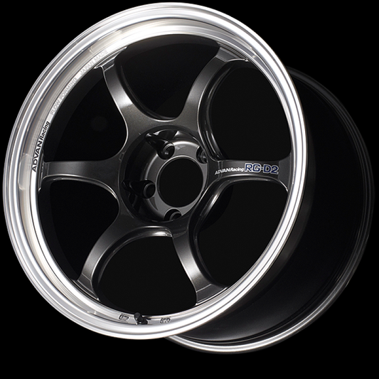 Advan RG-D2 18x9.5 +40mm 5-100 Machining & Black Gun Metallic Wheel - My Store