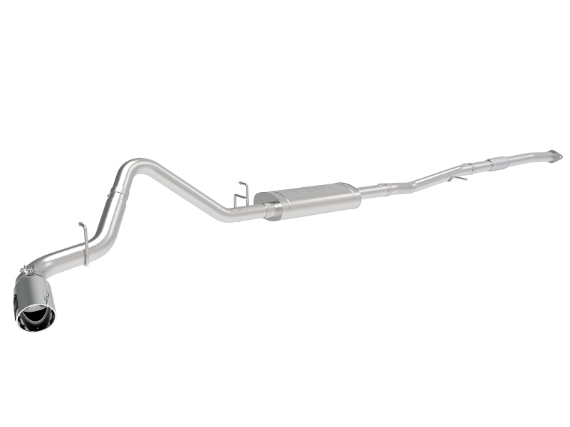 afe Apollo GT Series 19-20 GM 1500 2.7L (t) 409 SS CB Exhaust System w/Polished Tip - Mammoth Racing -