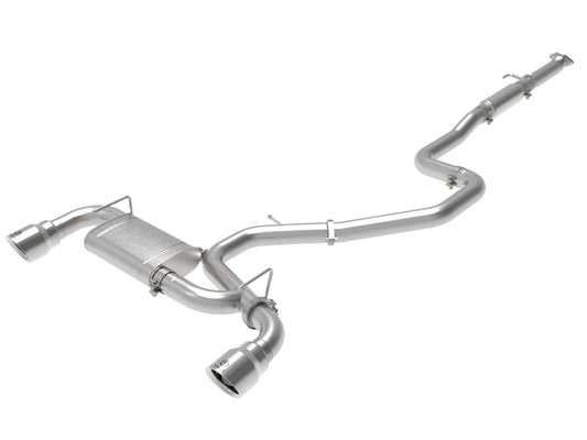 aFe Takeda Exhaust Cat-Back 19-20 Hyundai Veloster N 304SS Polished Dual Tips Exhaust - Mammoth Racing -