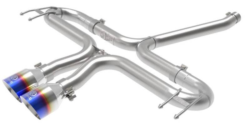 aFe Takeda 2-1/2in 304 SS Axle-Back Exhaust w/Blue Flame Tips 17-20 Honda Civic Sport L4-1.5L (t) - My Store