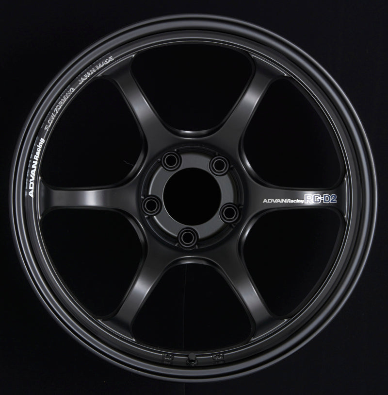 Advan RG-D2 16x8.0 +38 4-100 Machining & Semi Gloss Black Wheel (Special Order No Cancel/Returns) - My Store