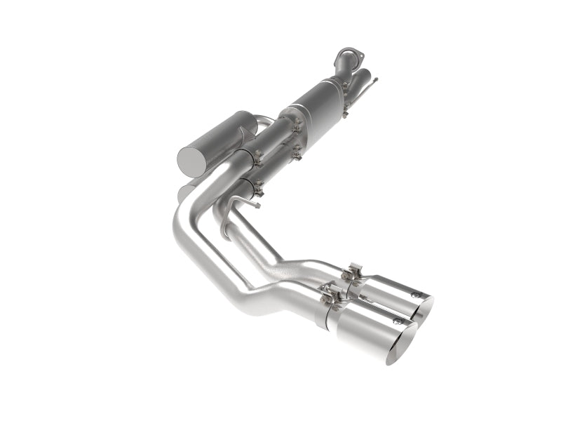 aFe Rebel Series 3in 409 SS Cat-Back Exhaust w/ Polish Tips 17-20 Ford F-250 V8 6.2L - Mammoth Racing -