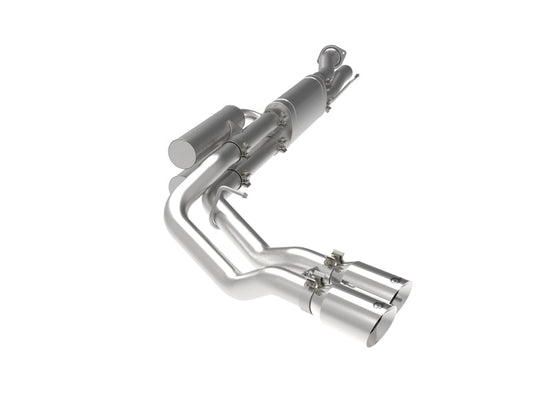 aFe Rebel Series 3in 409 SS Cat-Back Exhaust w/ Polish Tips 17-20 Ford F-250 V8 6.2L - Mammoth Racing -
