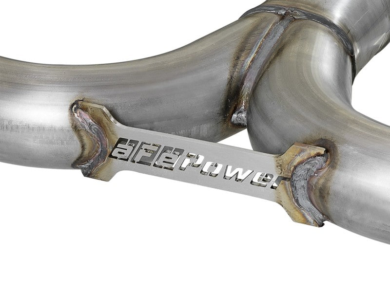 aFe 18-20 VW GTI (MK7.5) 2.0L MACH Force-Xp 3in to 2.5in 304 SS Axle-Back Exhaust System- Pol. Tips - Mammoth Racing -