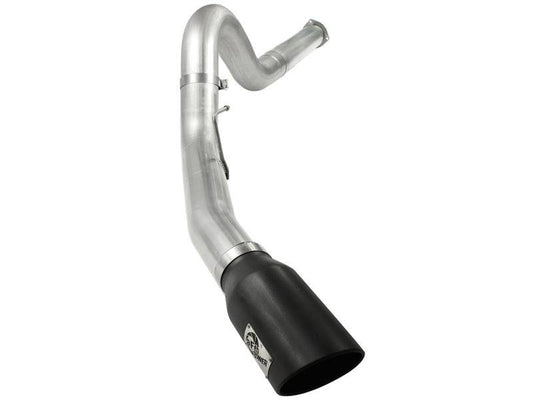 aFe Atlas 5in DPF-Back Aluminized Steel Exh Sys Ford Diesel Trucks 11-14 v8-6.7L td wrinkled blk tip - My Store