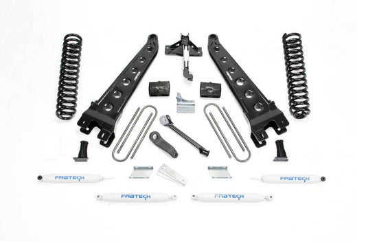 Fabtech 08-16 Ford F250/f350 4WD 4in Rad Arm Sys w/Coils & Perf Shks - My Store