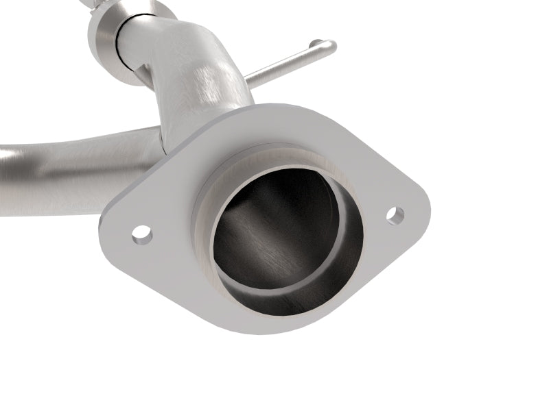 aFe Toyota Tacoma 05-15 V6-4.0L Twisted Steel Y-Pipe w/ Cat - Mammoth Racing -