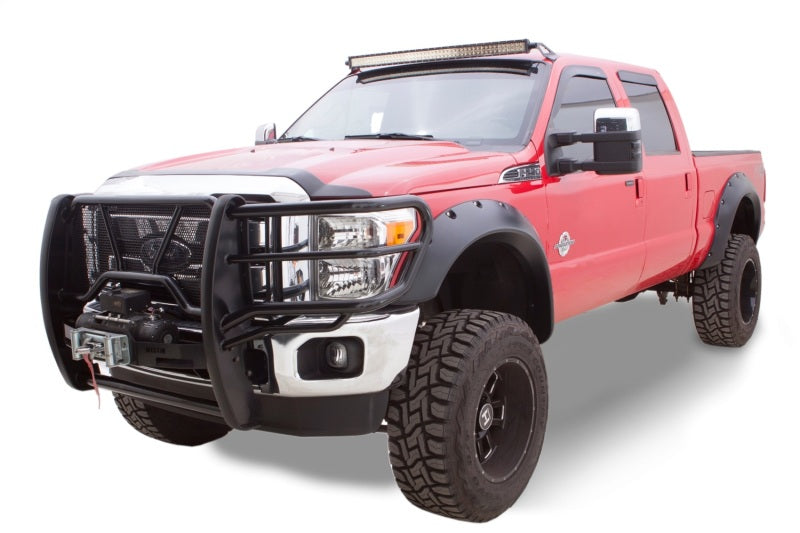 Bushwacker 11-16 Ford F-250 Super Duty Cutout Style Flares 4pc - Black - My Store