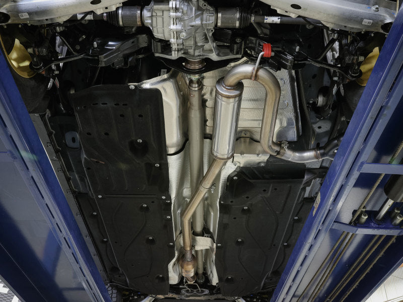 aFe 22-23 Ford Maverick EcoBoost L4 2.0L(t) Rebel Series 2-1/2in 304 SS Cat-Back w/ Polished Tip - Mammoth Racing -