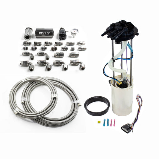 DeatschWerks 1999-2004 CM Truck DW400 Pump Module w/PTFE fuel lines - Mammoth Racing -